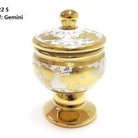 TOPLES Medalion Jar CR722L LARGE Motif GEMINI VICENZA GARANSI KIRIM