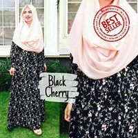Gamis Katun Jepang Original Motif Cerry
