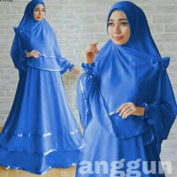 Anggun Syari Benhur gamis busui syari Warna Putih busana Muslim