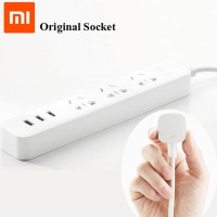 Stop Kontak Xiaomi Mi Smart Power Strip Plug Adapter With 3 USB Port 2
