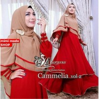 BIG SALE HARGA TERMURAH K CAMMELIA SYARI GAMIS WANITA BAJU MUSLIM