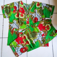 Piyama batik bagan/baju tidur batik setelan/piyama