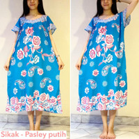 Batik Hengky - Sikak Pasley putih - Baju Tidur Wanita Hamil Dress