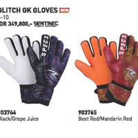 sarung tangan kiper sepak bola Specs Blackout GK gloves tebal nyaman