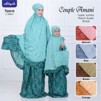 Mukena Couple Amani Rayon Super Rotari Mukena Dewasa Dan Anak Terbaru