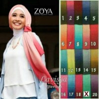 Promo... Zoya Kerudung Ombre Jilbab Segi Empat Gradasi