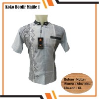 Baju Koko Pria Dewasa Muslim Lengan Pendek Anak Muda Terbaru Modern