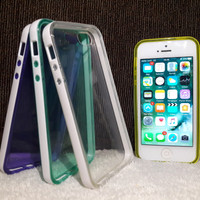Case Warna iPhone 5 / 5c / 5s / 5se Anti Shock List Putih