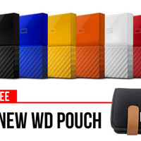 WD My Passport NEW Model 2TB - HD HDD Hardisk Eksternal External 2.5