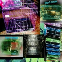 Kandang Lipat besi Kucing kelinci burung Sugar glider Hamster