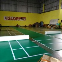 karpet - lapangan bulutangkis