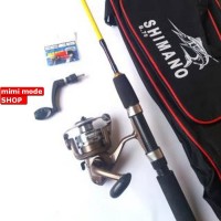 BARANG TERLARIS DAN MURAH Set Pancing Kolam Daido Spool Metal Joran ku