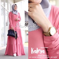 Gamis Dress Simpel Cantik Recommended Good Quality By Nabtik