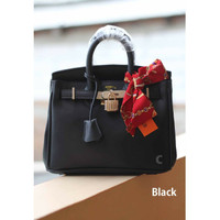 Tas Branded Handbag Wanita Hermes Selempang Cewek Import Black