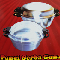 PANCI MAGIC PAN TUTUP KACA AJAIB SERBAGUNA TOYOPOT ALUMUNIUM TEBAL SLV