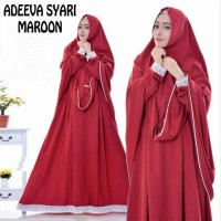 PROMO BAJU BUSANA MUSLIM GAMIS ADEEVA SYAR I NAVY BERGO NO PED