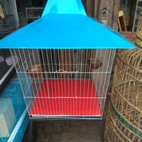 kandang Burung Beo Ukuran Besar warna biru