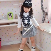 Fashion - Checked Skirt (Only) Murah