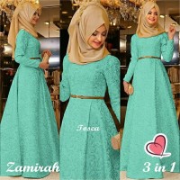 Jual Hijab Maxi Zamirah 3in1 Tosca Murah Berkualitas
