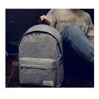 Jual BP01 Korea Casual Canvas Backpack Pria Wanita / Tas Kuliah Sekolah Murah