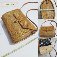 Jual tas ketak (rotan) dompet lombok Murah