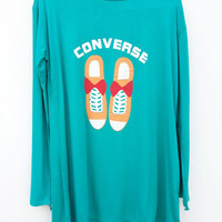 kaos wanita tosca motif converse