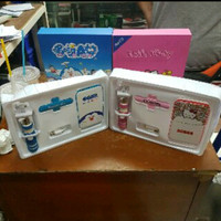 Jual PAKET POWER BANK 12000Mah Hello kitty dan Doraemon. Murah