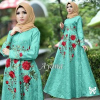 gamis abaya syarl'i brokat bordir premium
