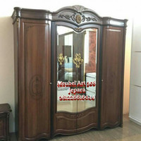 Jual Set Kamar Tidur Ukir Jati, Kamar Set Mebel Jepara Murah