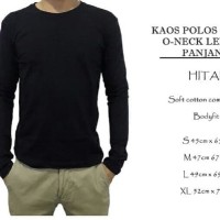 Kaos Polos Lengan Panjang Pria Combed 40s High Grade