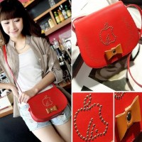 HoTs- TAS SELEMPANG SLING BAG FASHION CNK ZARA ELLE MANGO MERAH WANITA