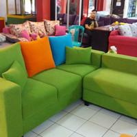 Sofa l putus minimalis model sofa ruang tamu