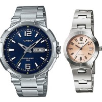 Jam Tangan Casio Original Couple Pria&Wanita MTP-E119D- Berkualitas