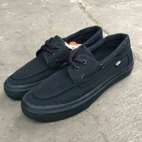 Sepatu Vans Zapato Full Black Bonus Lanyard
