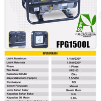 FIRMAN Genset 1000 watt FPG1500 L
