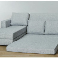 sofa L bed Lantai minimalis