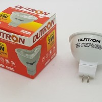 3 watt MR16 DUTRON spotlight / halogen / lampu sorot ( Warm white )