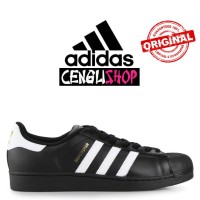 Sepatu ADIDAS Superstar Original Terbaru Sneakers Pria Wanita Hitam Pu