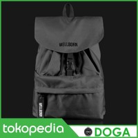 Tas Ransel Backpack Waterproof Wellborn Iron Daily Bag - Doga