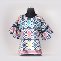 Blouse Batik Premium - Serena - Batik Cap Obin - katun +tricot