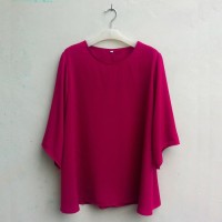 BAJU NAGITA TERBARU Blouse Wanita Big Size 2L, 3L, 4L & 5L Warna Pink