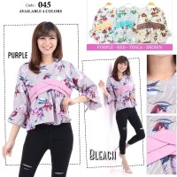BLEACH - FREE ONGKIR !! BAJU ATASAN WANITA BLOUSE CASUA Berkualitas