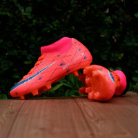 Sepatu Bola Nike Mercurial X Superfly Kids / Anak-anak Oren list Navy