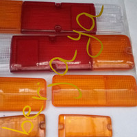 paket aksesoris kaca mika lampu mobil suzuki katana,3 item spt gambar