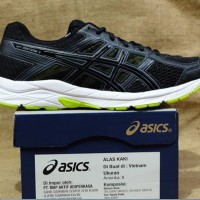 Sepatu Murah Casual Sneakers Original Asics contend Black White