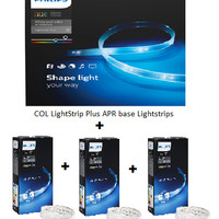 Philips Hue Strip 2m+Hue Strip 3pcs 1m