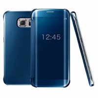 Original SAMSUNG Clear View Galaxy S7 Edge Blue