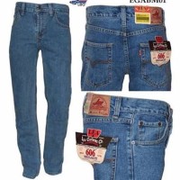 PROMO CELANA LIMITED jeans standart ice blue Lea jeans pria wanita ke