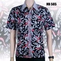 Kemeja Hem batik pria fashion pria baju batik kantor batik keris