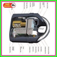 Gembok Alarm Motor Suara Anti Maling Lock Siren Black